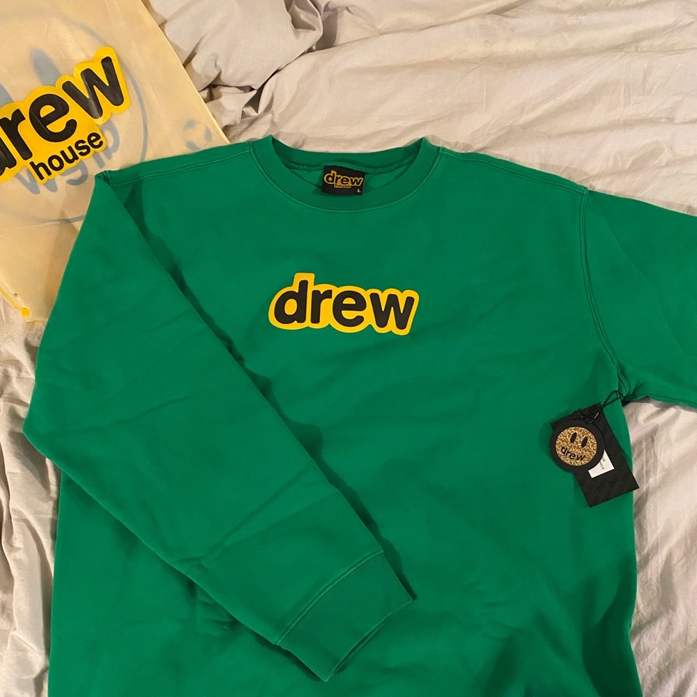 drew house secret green crewneck